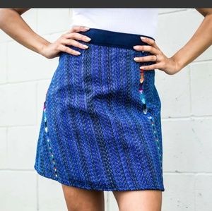 Guatemalan Handmade Colorful Wrap Skirt One Size